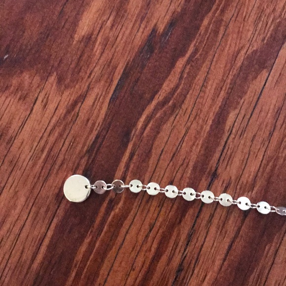 Gold dangle necklace - Picture 5 of 8